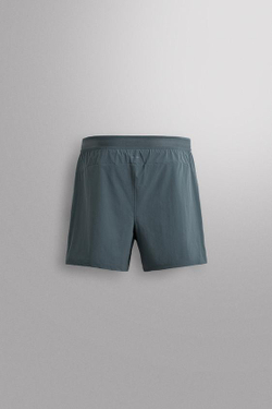 ZARA СПОРТИВНЫЕ ШОРТЫ, ВЫЦВЕТШИЙ СИНИЙ
