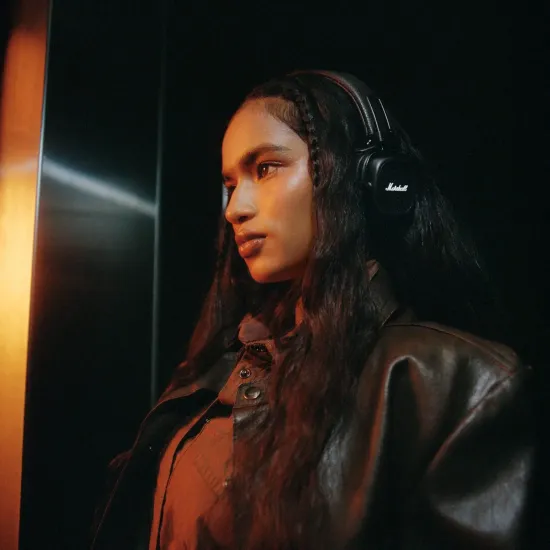 Беспроводные наушники Marshall Major V Brown