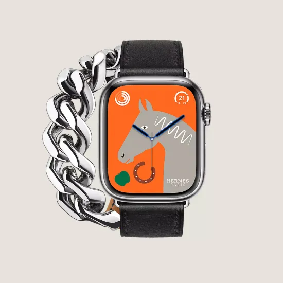 Apple Watch Hermès  Series 9  Double Tour 41 мм Attelage