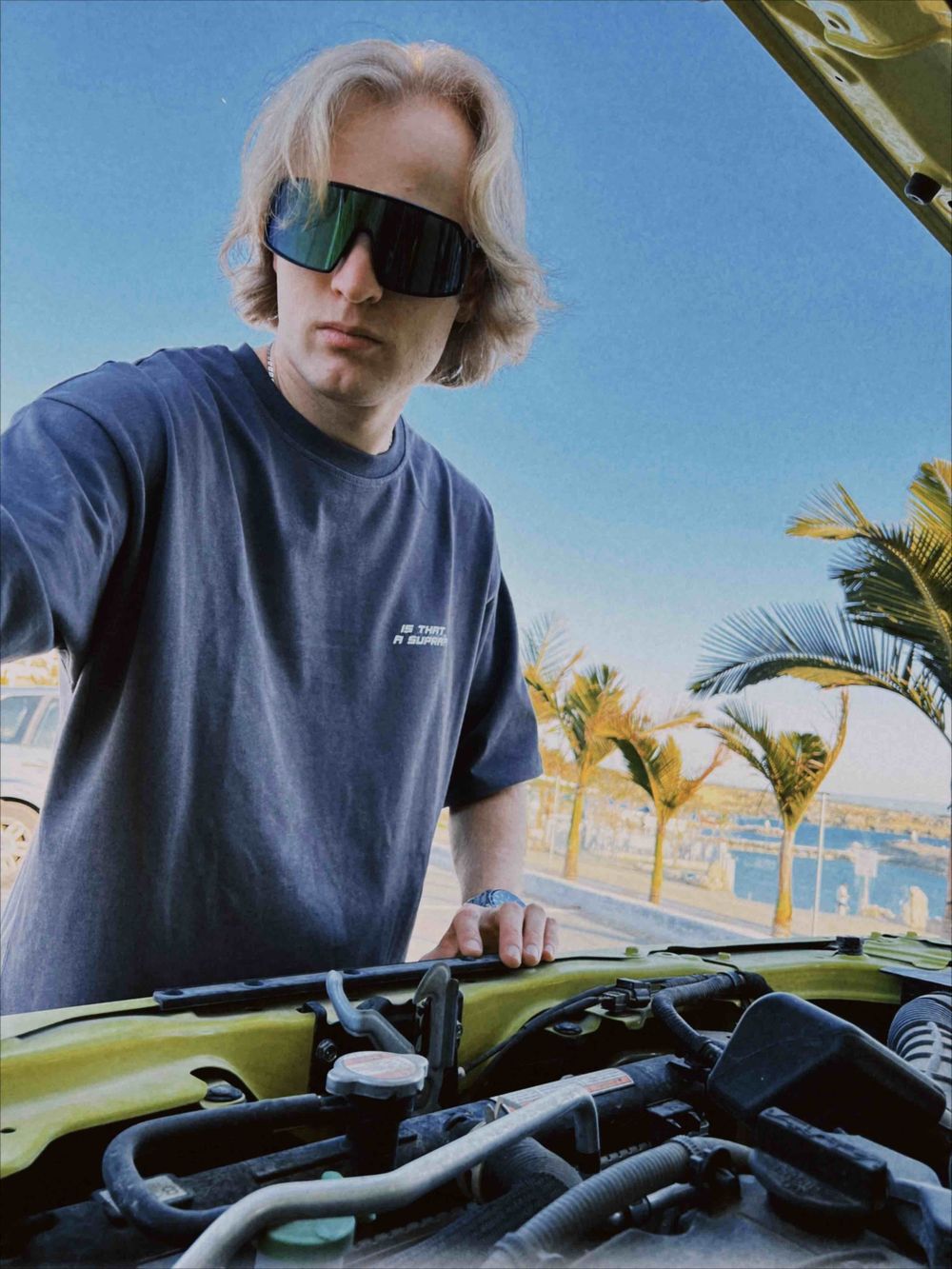 Футболка by Matsumura Supra Серая