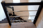 Ограждение для прямой лестницы MONO, h202.5, Тринити