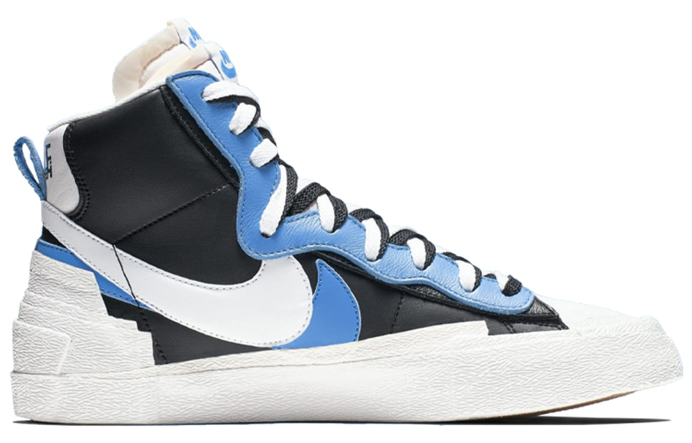 Кроссовки Sacai X Nike Blazer Black Blue