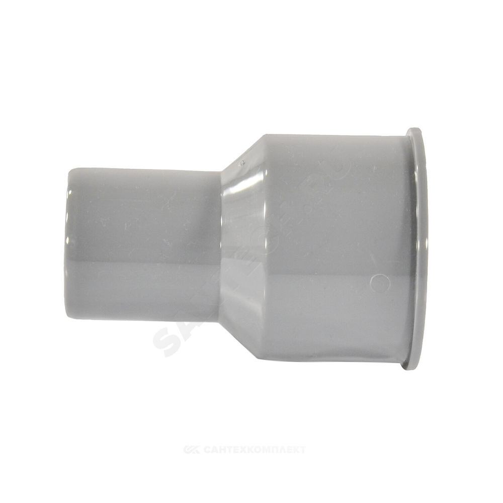 Переход PP-H на чугун серый BASE Дн 50х75 б/нап без манжеты VALFEX 23050075