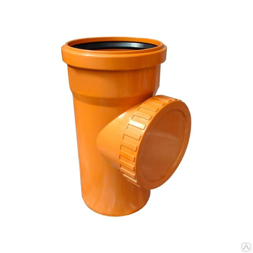 РЕВИЗИЯ VALFEX Д/НАРУЖНОЙ КАНАЛИЗАЦИИ С КРЫШКОЙ 110НК РЫЖАЯ