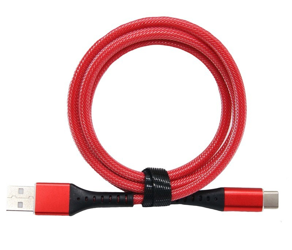 Кабель USB - TypeC A918 (красный) 1м