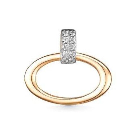 Подвеска из золота с фианитами