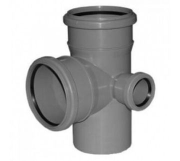 Крестовина Sinikon Standart 110x110x50 мм 87° серая правая двухплоскостная (арт. 512035.R)