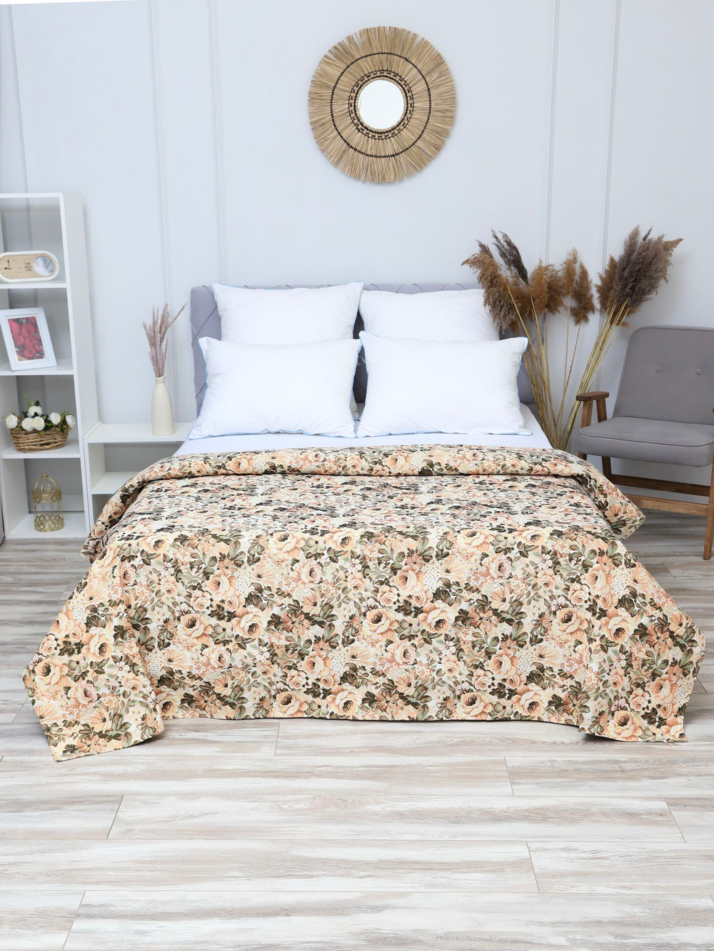 Покрывало на кровать, покрывало 2 спальное, гобелен с размерами: 200x210 см