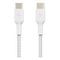 Кабель Belkin BoostCharge Braided USB-C - USB-C 1 м (CAB004bt1MWH) White