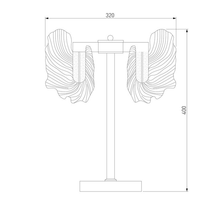 Настольная лампа Bogates Farfalla 80509/1