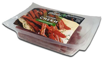 "Снеки Классические" сыровяленые из индейки 130г. Дзержинка