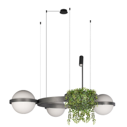 10121/3 Dark grey Подвесной светильник LOFT IT Jardin