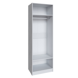 Шкаф Мадрид (0,75) без зеркала белый/ателье светлое