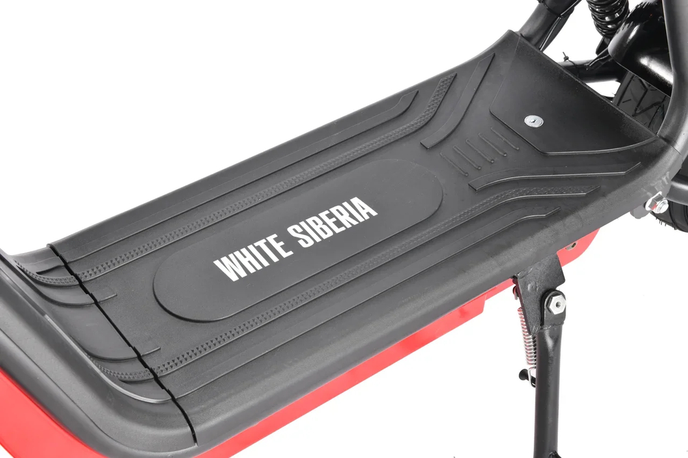 Электроскутер CityCoco White Siberia MINI R 1200W Красный
