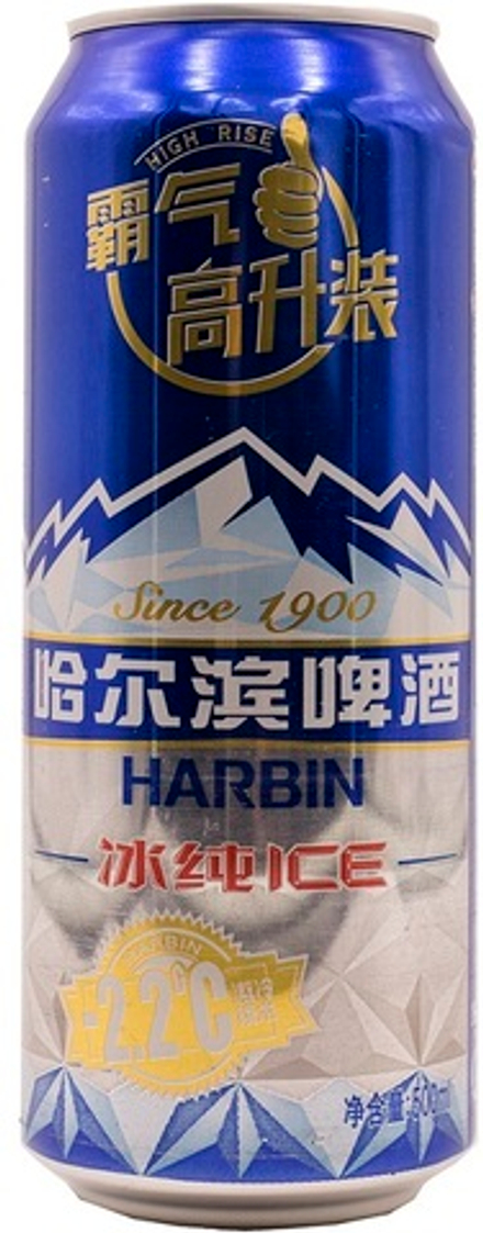Пиво Harbin Ice 0.5 ж/б - 12 шт
