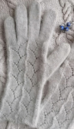 Мастер-класс "Идеальные кашемировые перчатки" на 3 пары. Спицы и доставка в подарок!