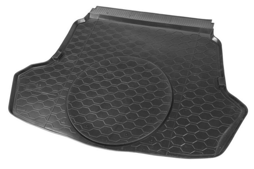 Коврик в багажник автомобиля Rival для Hyundai Sonata VII LF поколение рестайлинг седан 2017-2019/Kia Optima IV поколение седан (Luxe, Prestige, GT, GT Line) 2016-2020, полиуретан, 12807003