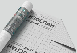 Изоспан DM-70м² паро-гидроизоляция повышенной прочности с антиконденсатной поверхностью