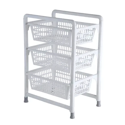 Контейнер для овощей 3-х секц. с выдвижными полками