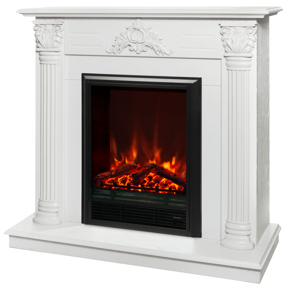 Каминокомплект Real Flame Stefania WT-F614 с очагом Eugene