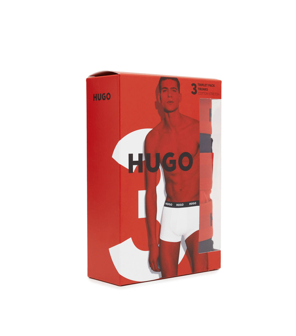 трусики-боксеры 3-pack Hugo Bodywear - красный(50469766)