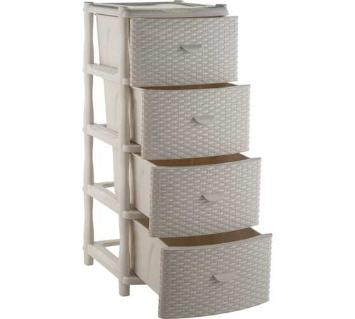 Комод Элластик фасад Люкс белый