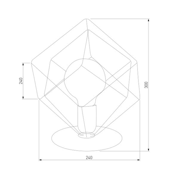 Настольная лампа TK Lighting 5450 Alambre