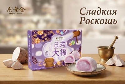 Моти с начинкой таро