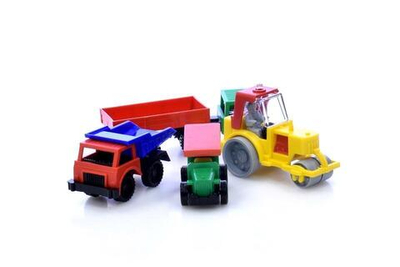 Набор Каток, самосвал, полуприцеп, Фаэтон (Форма)