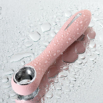 Розовый силиконовый вибратор 21см с электростимуляцией ToyFa Physics Galvani Vibe 796001