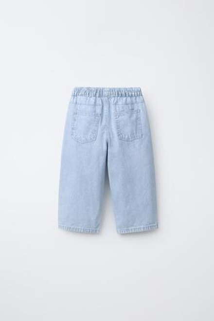 ZARA БРЮКИ-ДЖОГГЕРЫ В ПОЛОСКУ, СИНИЙ/БЕЛЫЙ