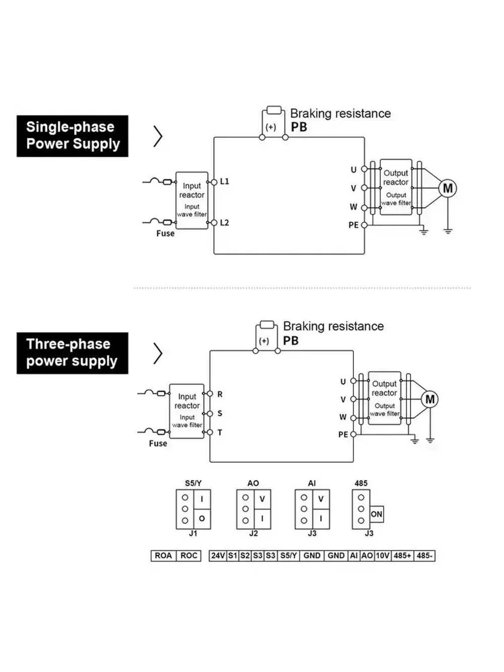 2,2 кВт Частотный преобразователь однофазный вход 220В Трехфазный выход 220В ZUKED-310-220V-2.2KW (CW100) VFD