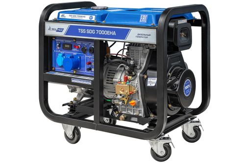 Дизель генератор TSS SDG 7000EHA - [6.5 кВт / 28,2 А] эл. старт