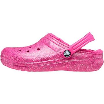 Crocs Classic Lined Glitter Clog 'Pink'