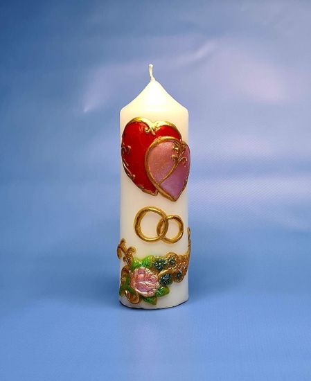 Свеча с сердцем