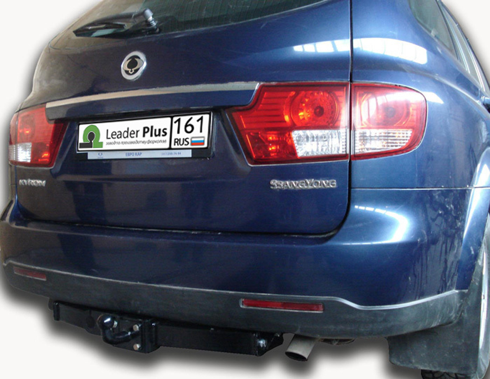 Фаркоп Лидер-Плюс для SSANG YONG REXTON 1 2003-2007 REXTON 2 2007- KYRON 2 (DJ) 2007-2015 с электрикой и сертифкатом в комплекте арт.(S205-FC)