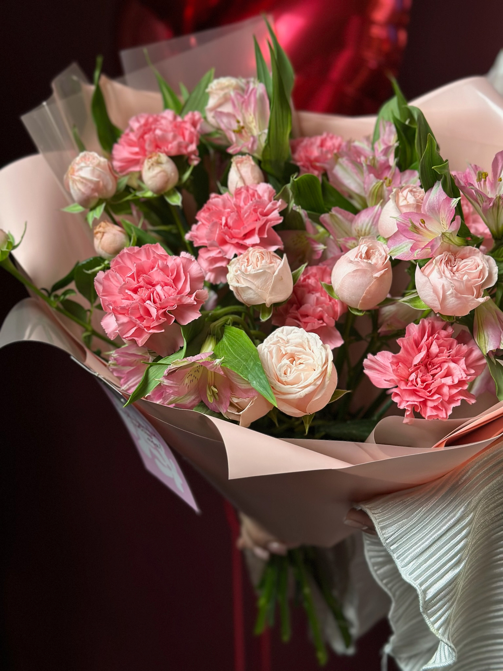 Сборный букет «Розовые мечты»