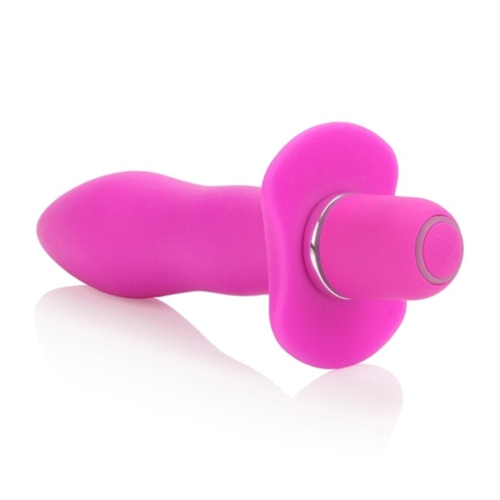 Анальный стимулятор с вибрацией Booty Call (10 режимов) (Цвет: розовый)
