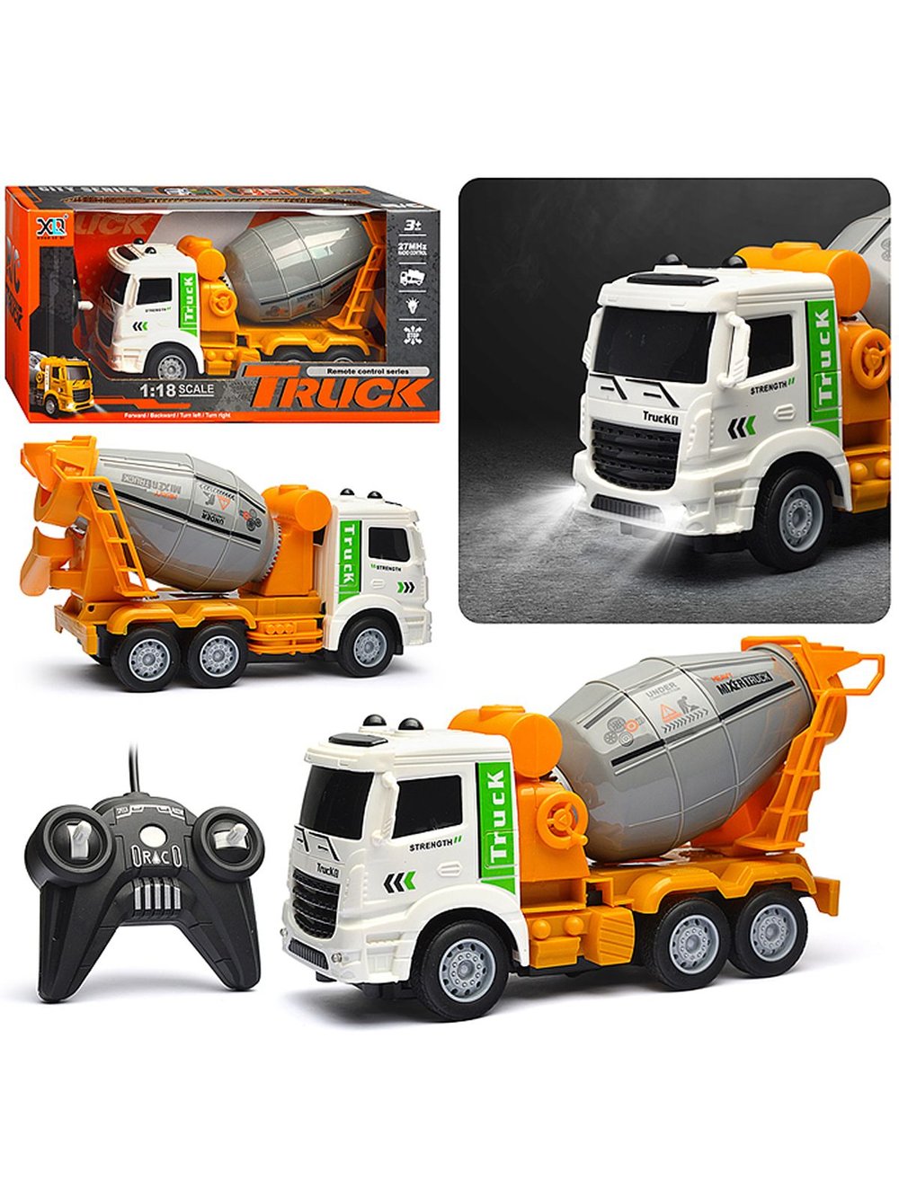 Игрушка Машина Бетономешалка №2 ,радиоуправляемая (666-40)