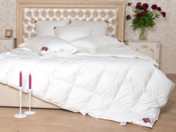 Элитное одеяло всесезонное 220х240 Luxe Down шампань от German Grass фото