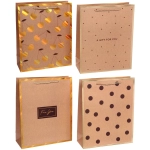 Пакет подарочный «В крафтовых тонах» 26*32*10 см