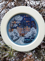 Набор для вышивания крестом "Вечерний город"