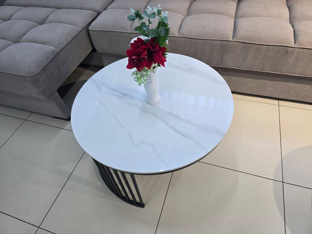 Стол журнальный круглый большой