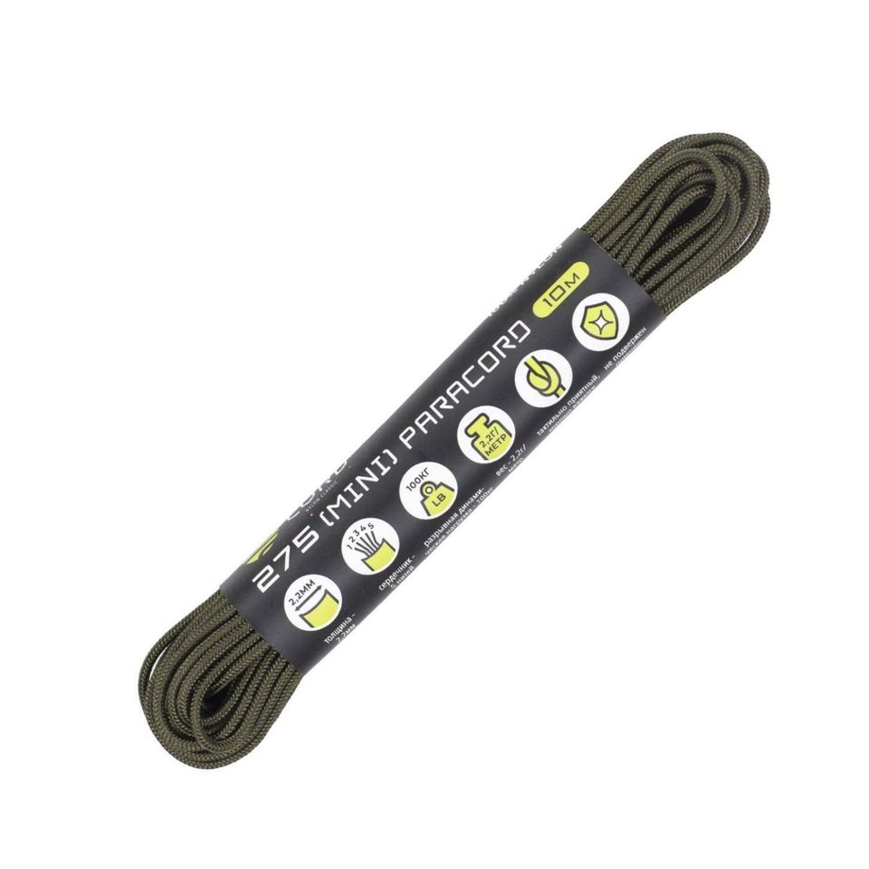 Паракорд 275 (мини) CORD nylon 10м (army green)