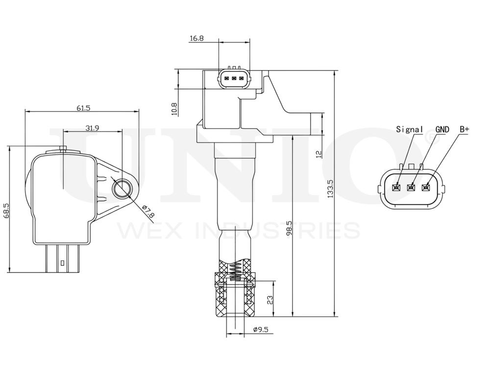 Катушка зажигания UNIO IGC-10040