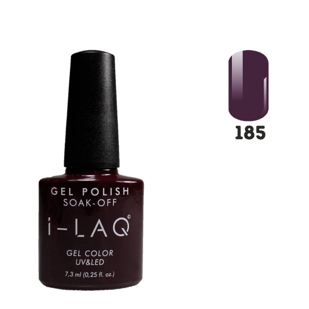 Гель лак для ногтей I-laq  185, 7,3 мл.