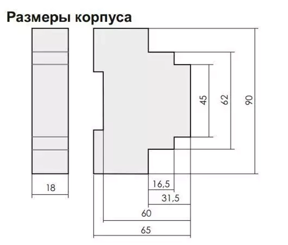 Реле контроля фаз CZF-311 3х400/230+N 8А 1Р IP20 регул. порога откл.