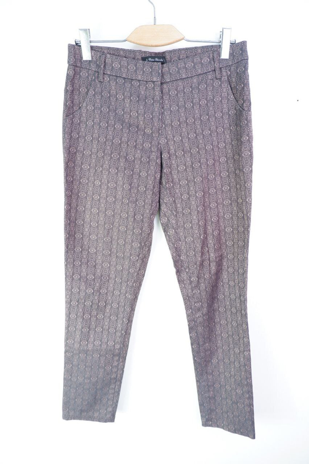 Брюки La Reine Blanche с интересным рисунком 46 размер