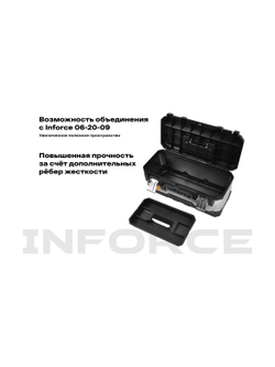 Металлопластиковый ящик для инструментов 20 Inforce 06-20-08