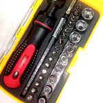 Набор отвертка с битами ZHUOQUN TOOLS NO.8901 (28шт.)